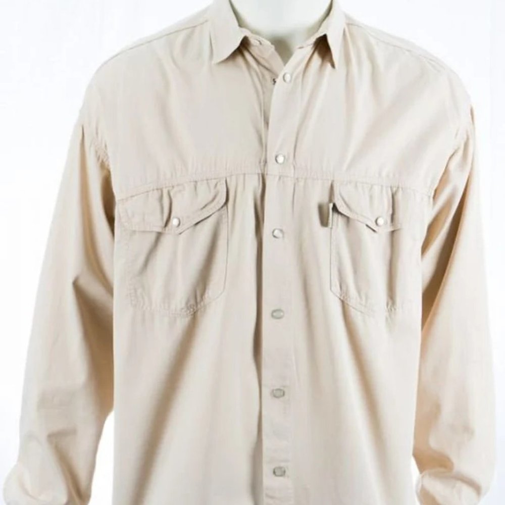 Vintage Shirt -Vanilla & Co L Long Sleeve Shirt Pure Cotton NoRetro
